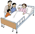 面会・お見舞いについて